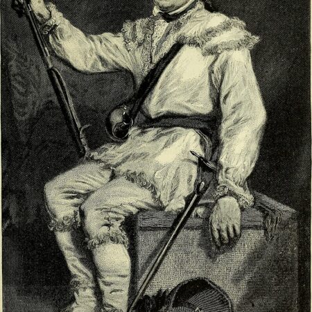 Fig 5 Image of Daniel Morgan in rifleman's costume The magazine of American history with notes and queries (1877) (14781657241)