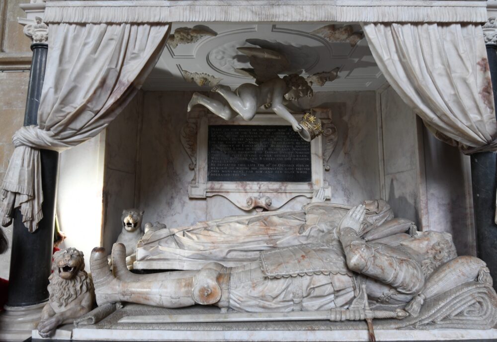Fig 2 Almost like a stage set the Lewys couple lying in state resized